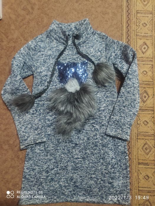 Туніка -плаття,трьохнитка