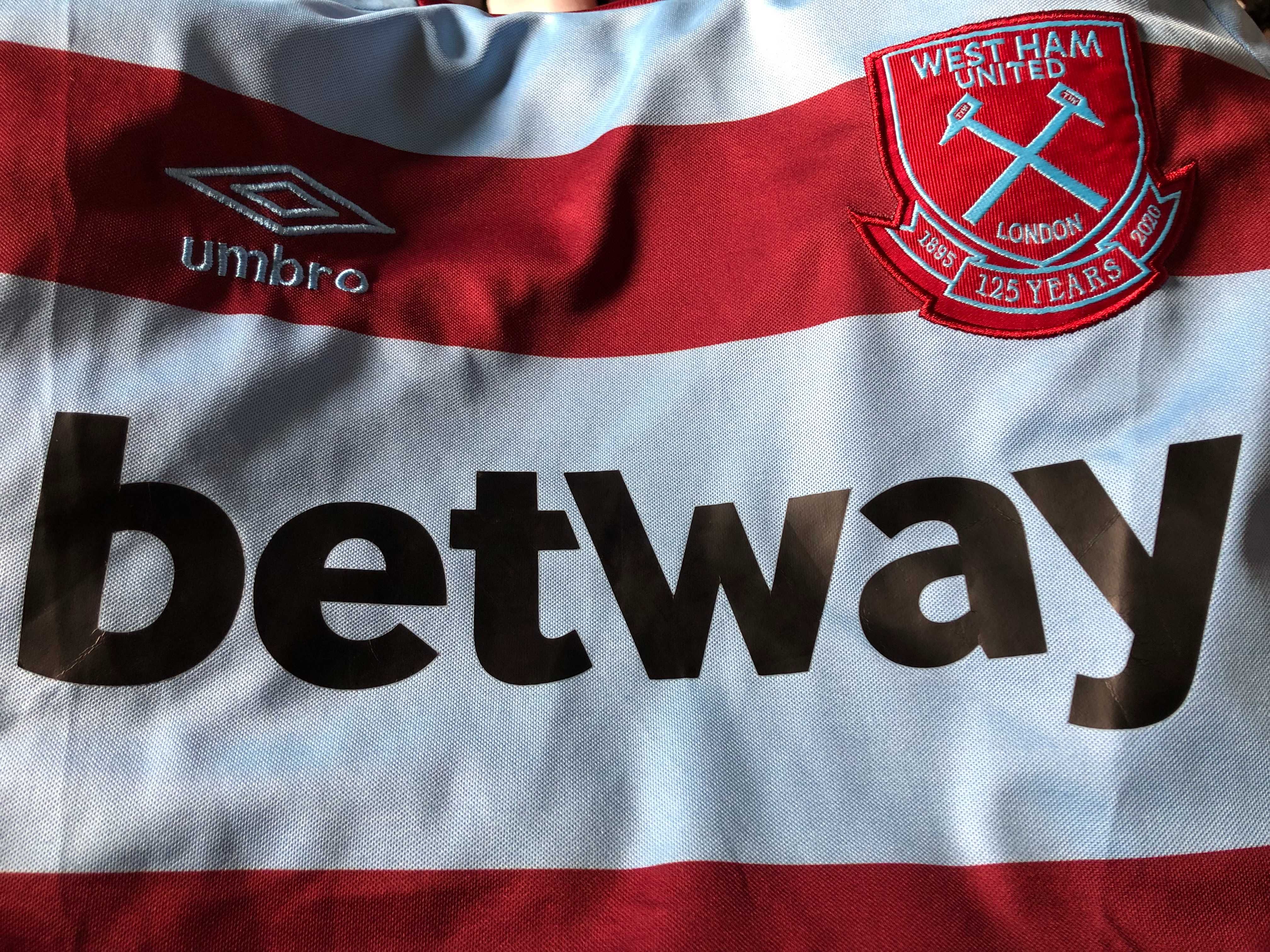 125 lat - WEST HAM UNITED F.C. 2020 - 2021 - Umbro - L - UNIKAT