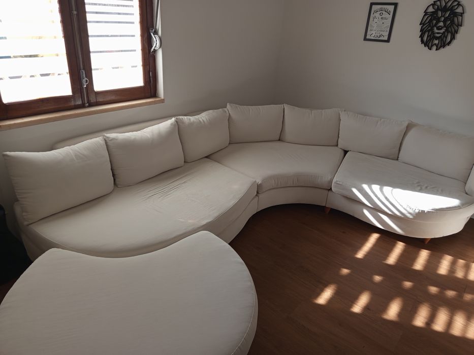 Sofá 6-8 lugares com chaise