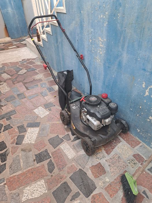 Corta relva a gasolina e aparadora