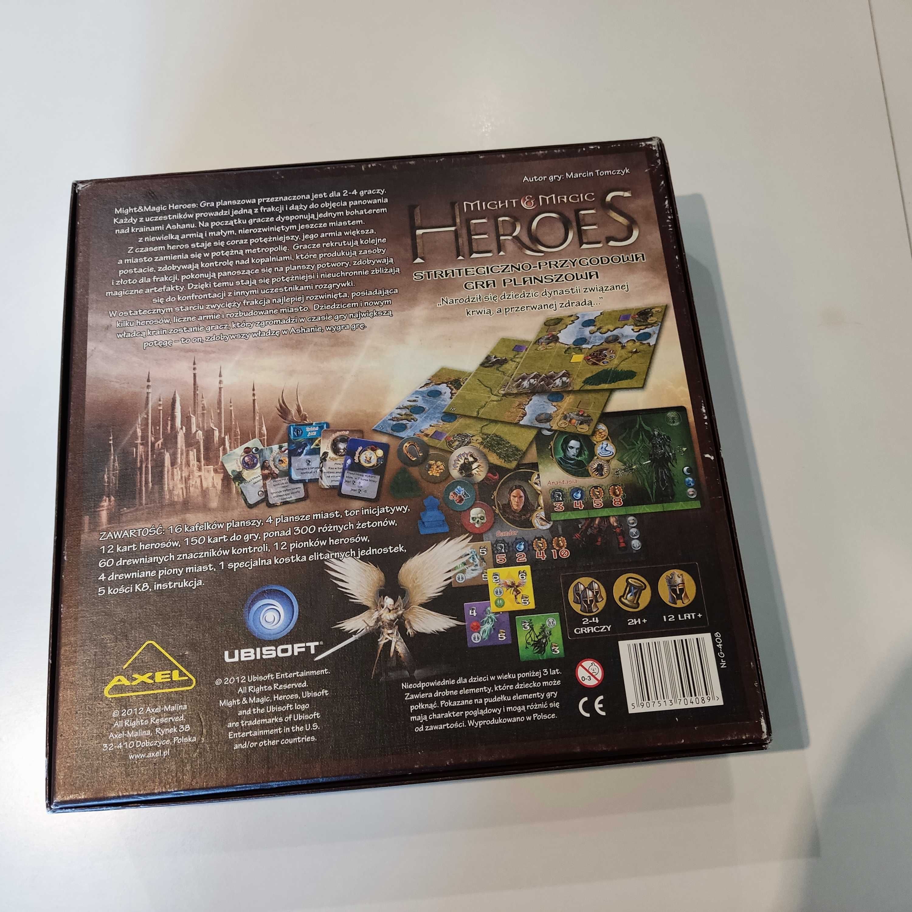 Might & Magic Heroes - gra planszowa, unikat 2012