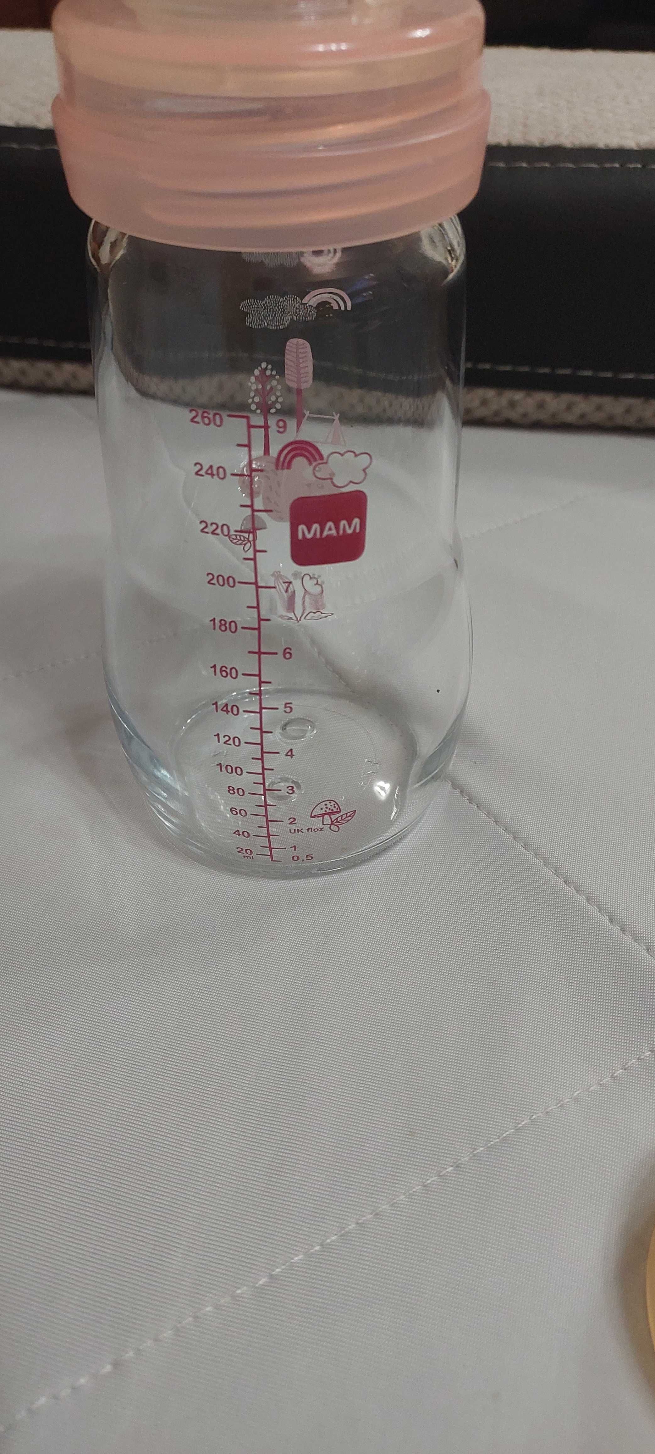 MAM BABY FEEL GOOD 260ML  - szklana  butelka dla niemowląt