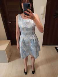 Sukienka niebiesko-srebrna rozmiar 36
