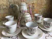 Stary serwis porcelanowy patyczak