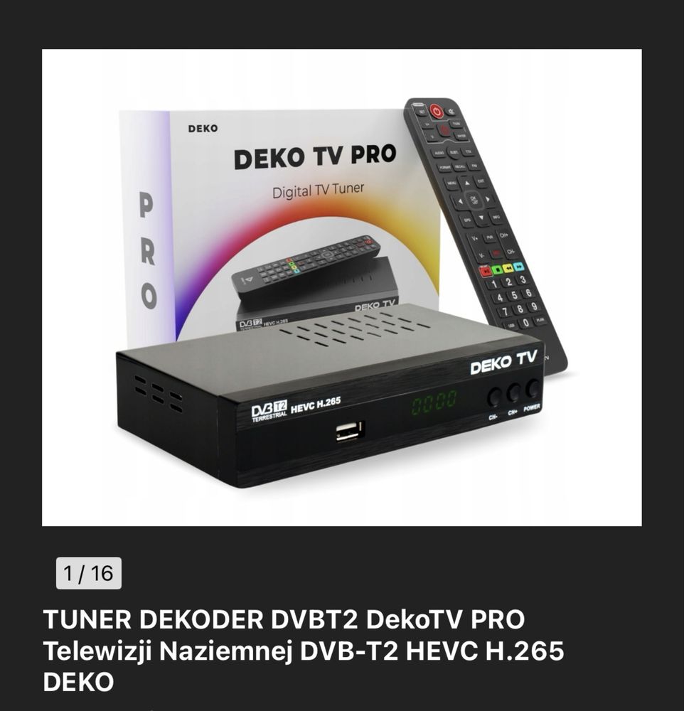 Dekoder i antena - naziemna telewizja