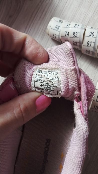 Buty Adidasy różowe rozm 23