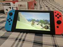 Nintendo swicth v2 impecável na caixa + Zelda