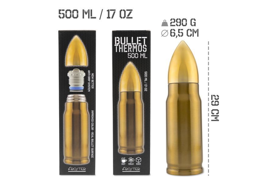 Termos Bullet Brass 500 ml