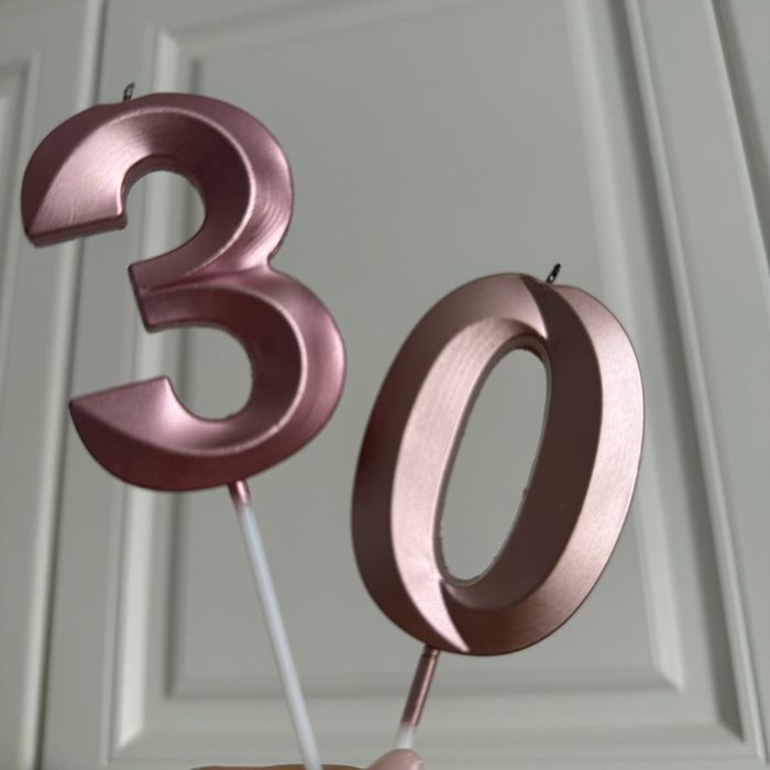 Свічки великі цифри для торту цифра 30