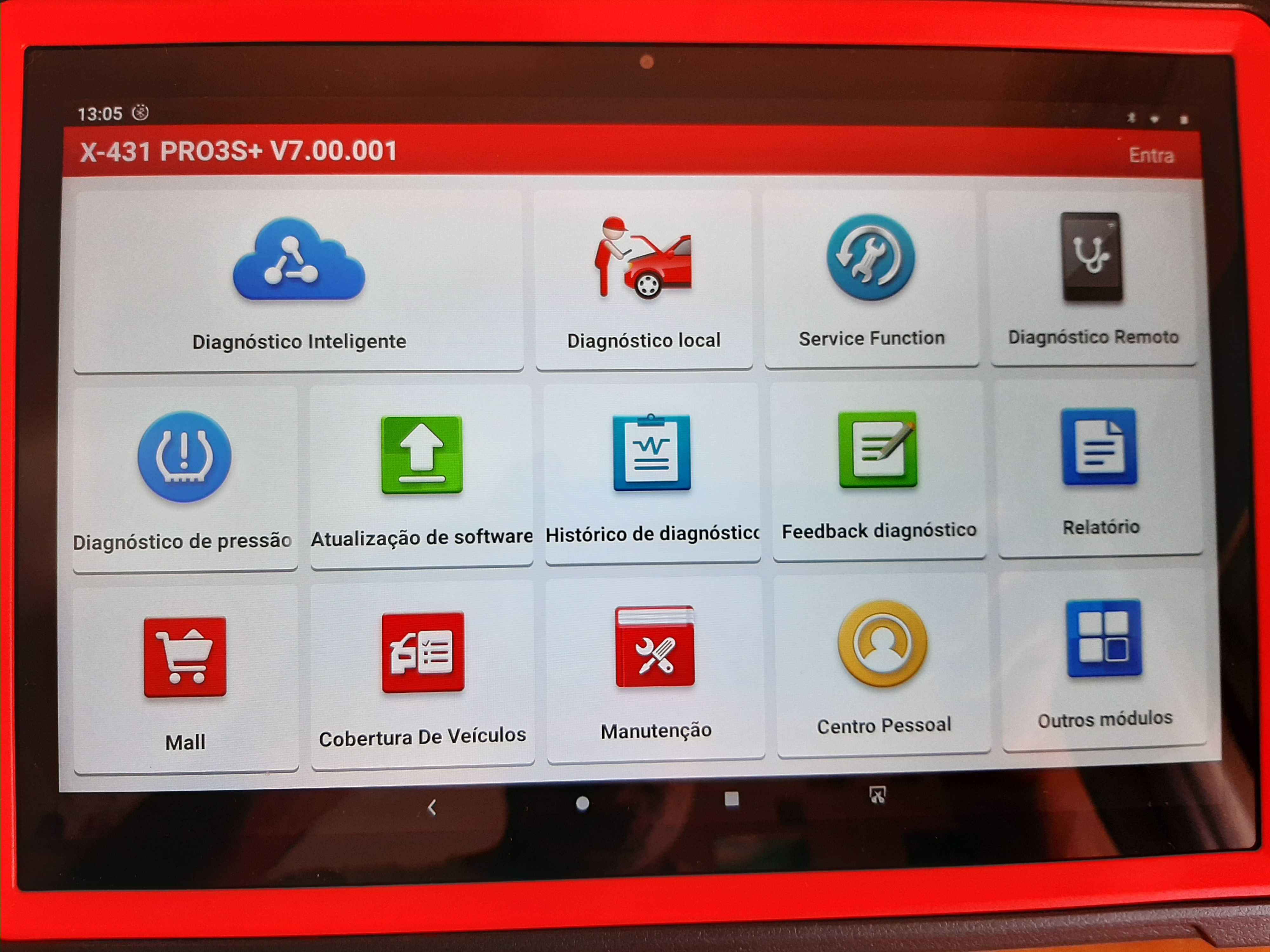 Máq. Diagnostico auto LAUNCH X431 PRO3S + Plus 10.1 "