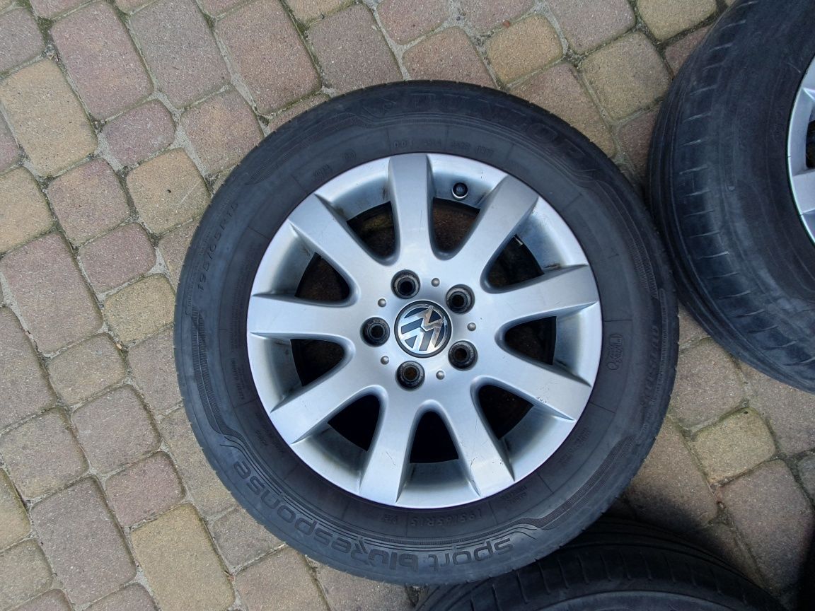 Oryginalne Felgi 15" Vw Golf 5 6 Touran 5x112 ET50