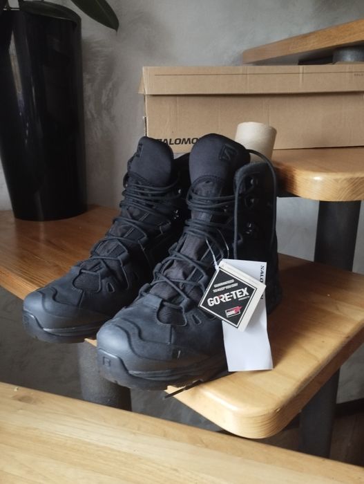 Берці тактичні Salomon Quest 4D Gore-Tex® Forces 2. Чорний