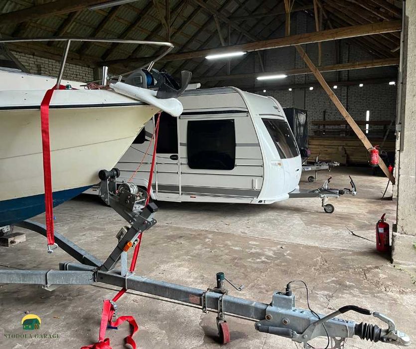 Zimowane garażowanie przyczep kempingowych, łodzi, kamperów, aut