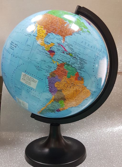 Глобус Большой 32см Политический Географический Новий