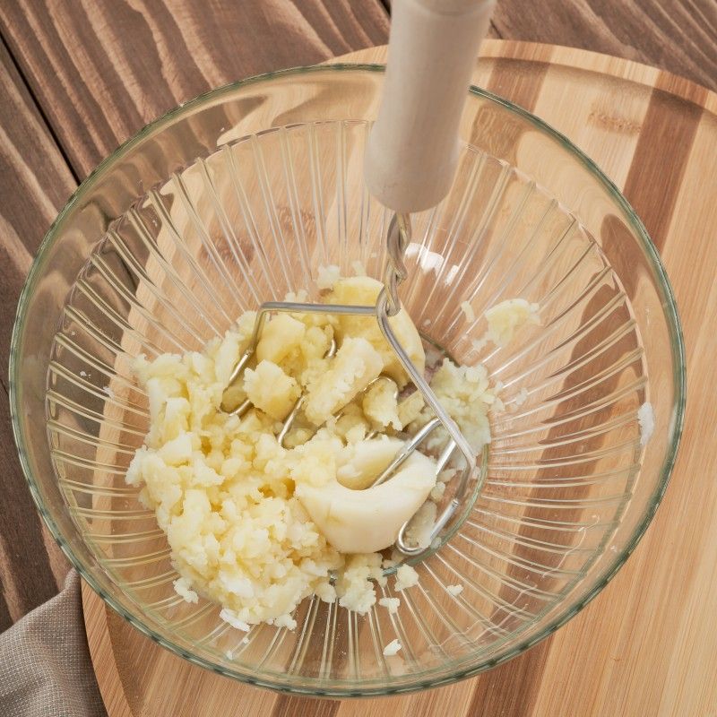 tłuczek do ziemniaków drewniany gastronomiczny frolee kz-02-td
