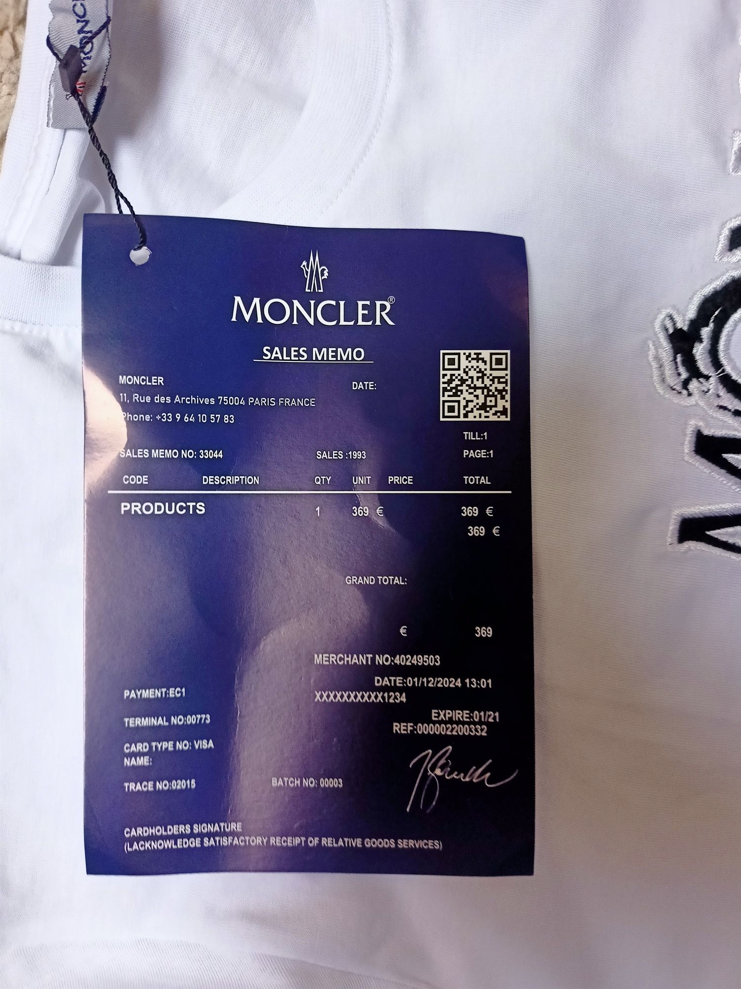 Koszulka moncler