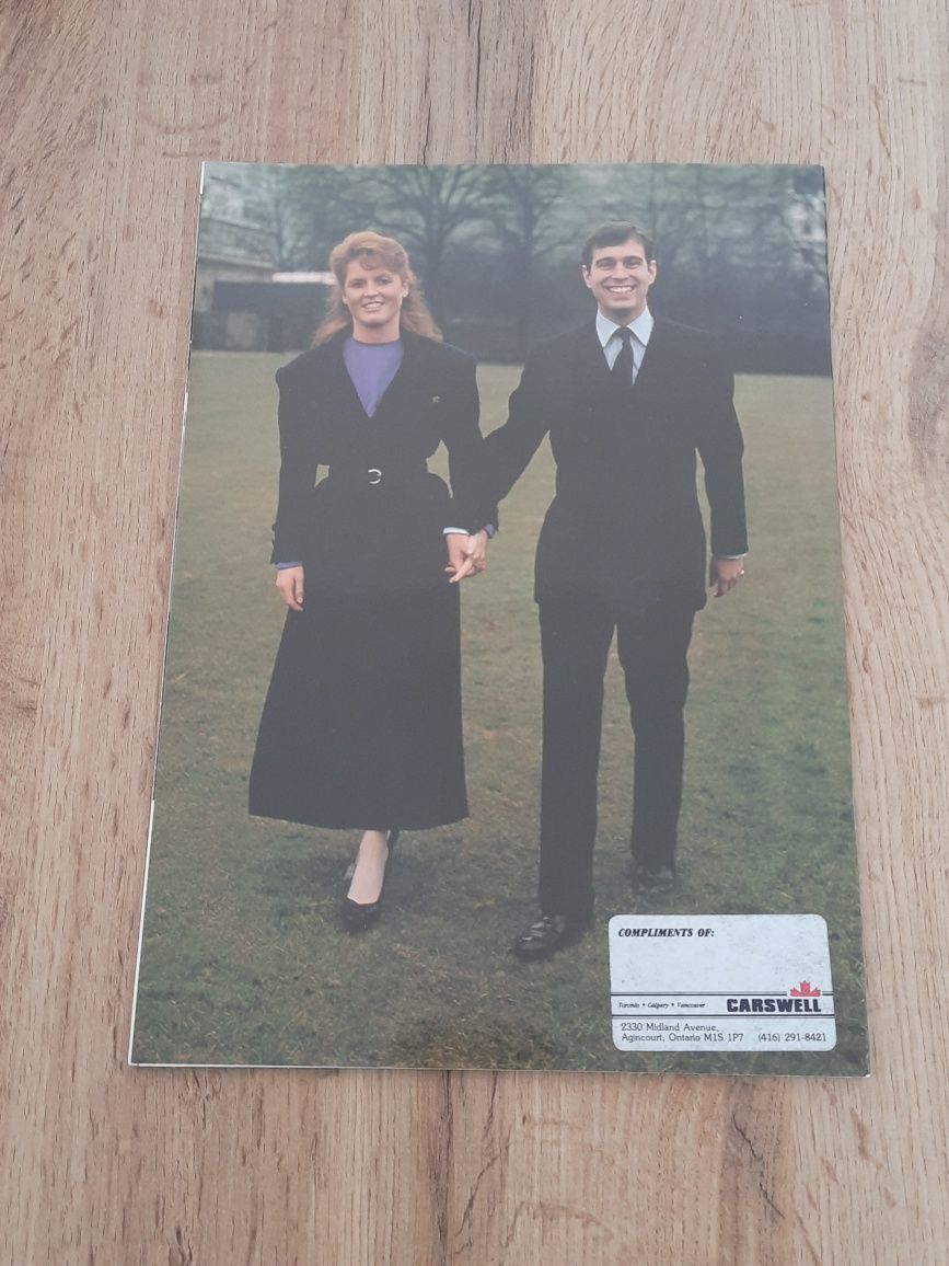 The Royal Wedding Official Souvenir-wydane w 1986