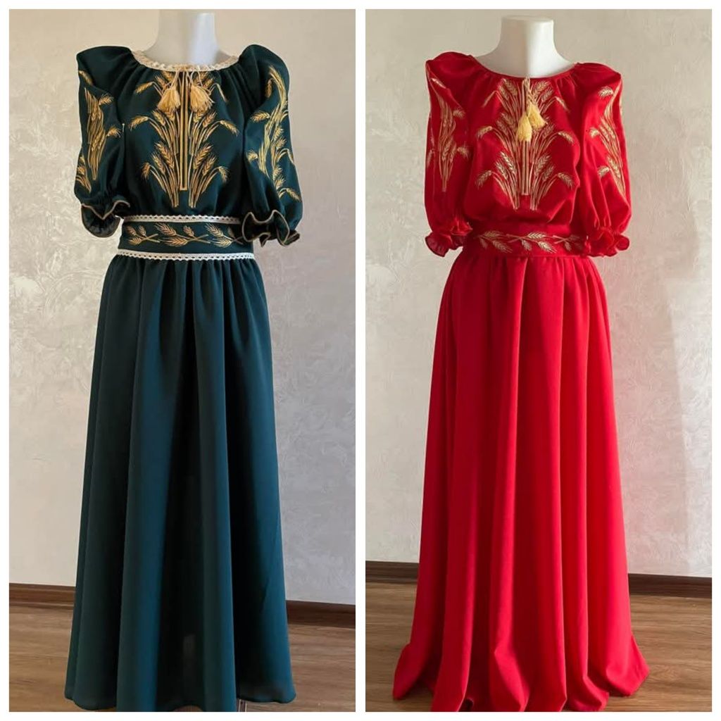 Вишита сукня шифон