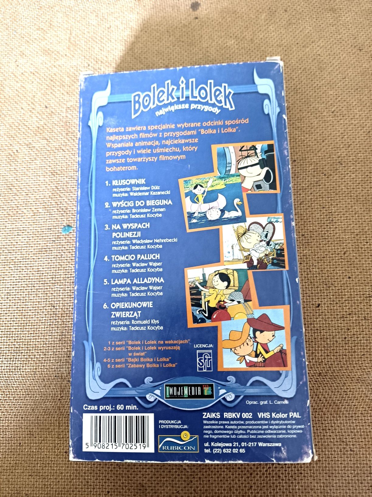 Bolek i Lolek największe przygody VHS