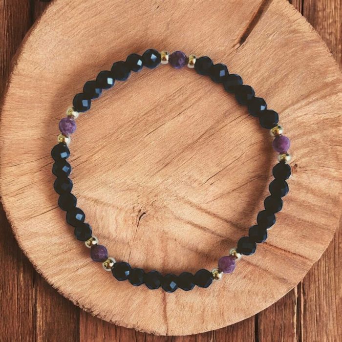 Bransoletka Turmalin i Rubin