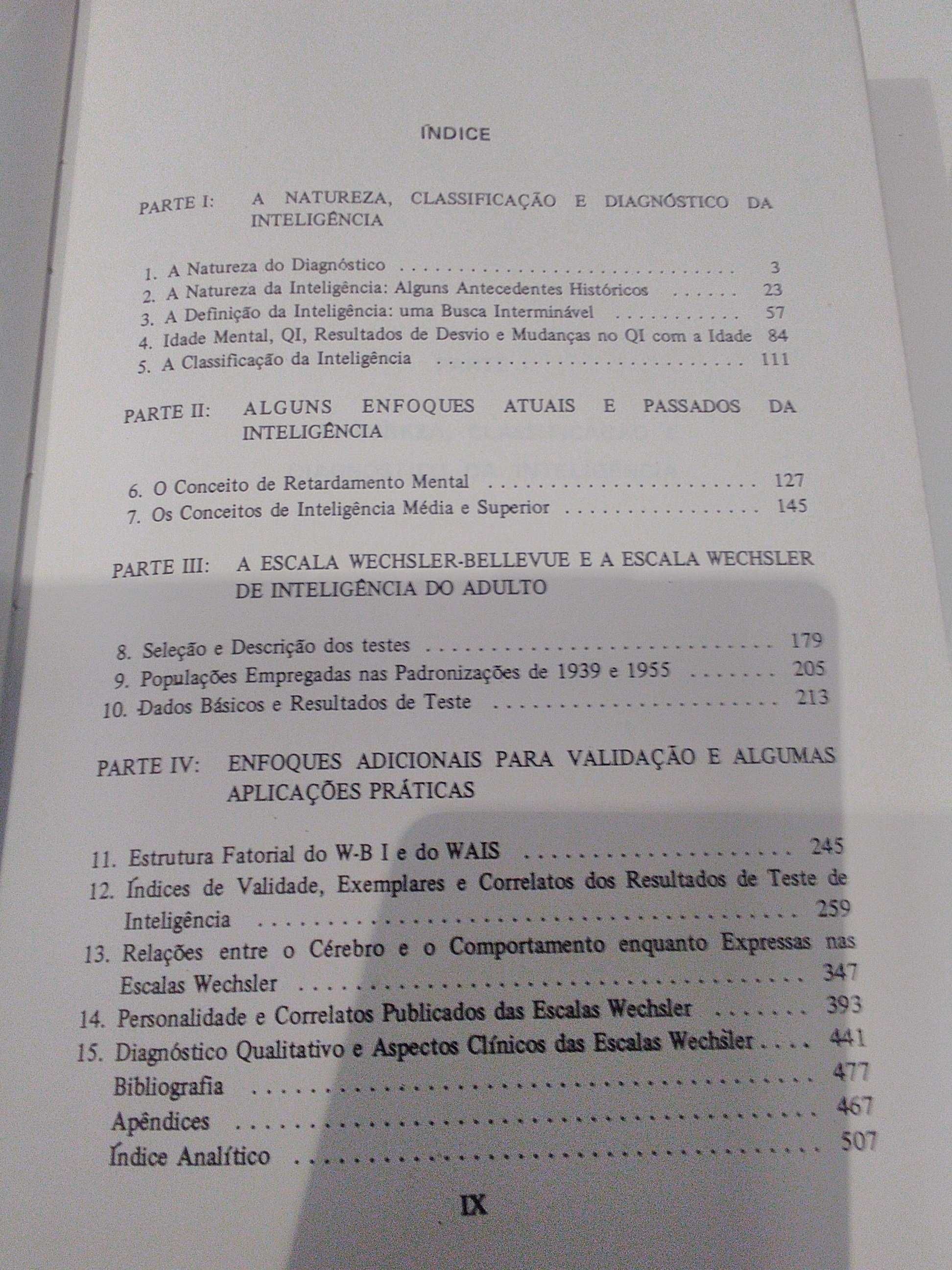 Wechsler Medida e avaliação da inteligência do Adulto-Joseph Mattarazo