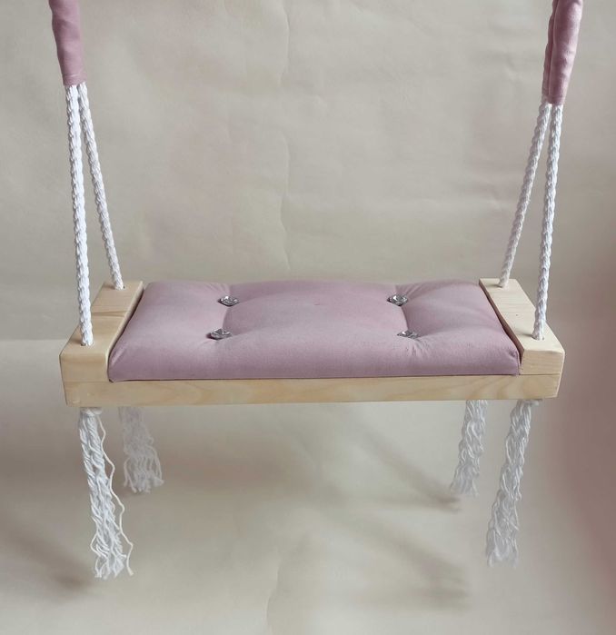 Huśtawka dla dzieci i dorosłych siedzisko tapicerowana