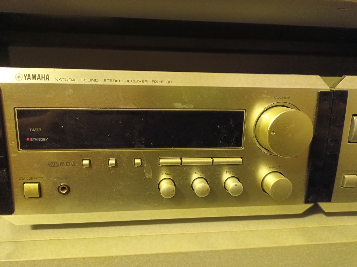 Amplituner Yamaha RX-E100 Pianocraft, sprawny. RDS + CD