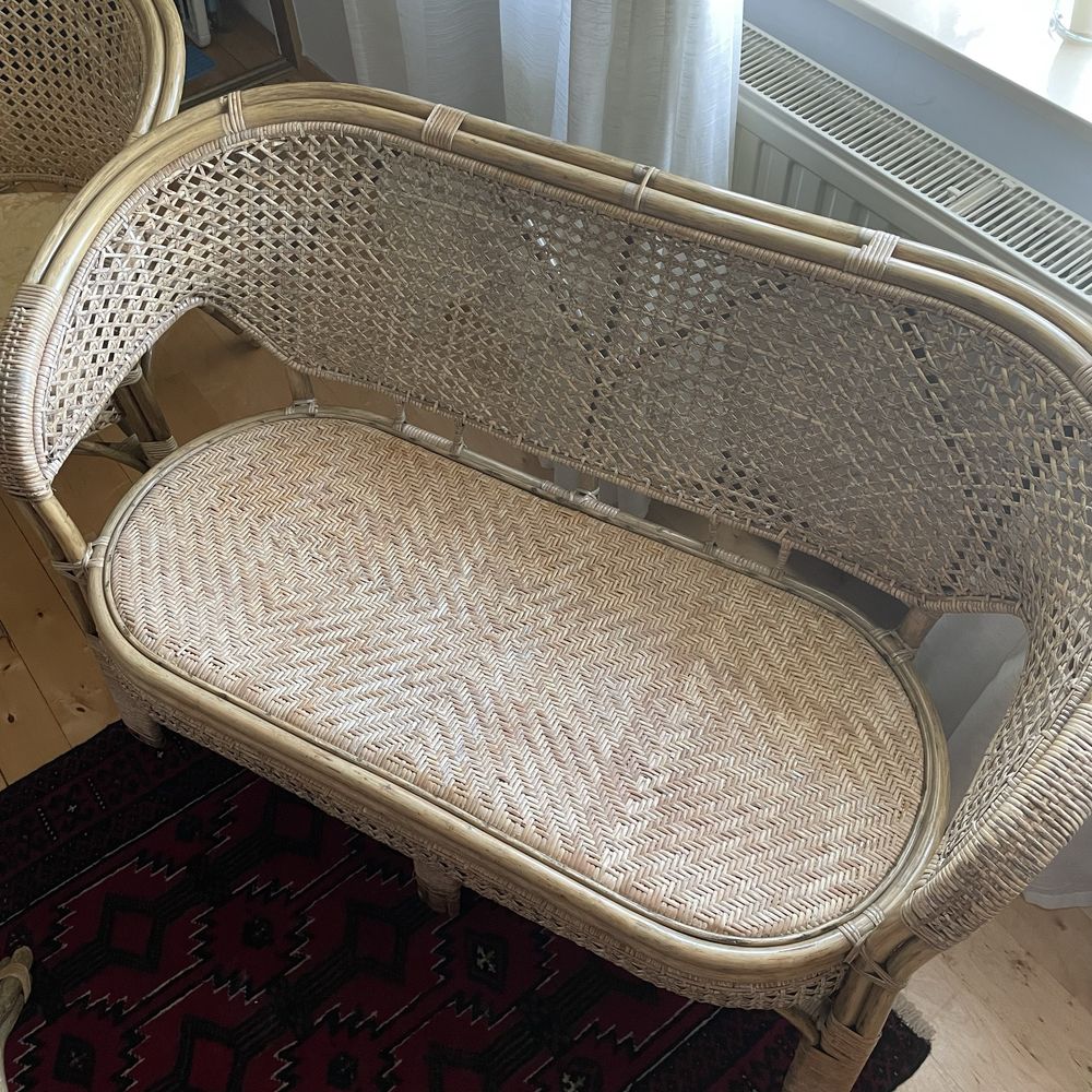 Zestaw mebli rattanowych na taras