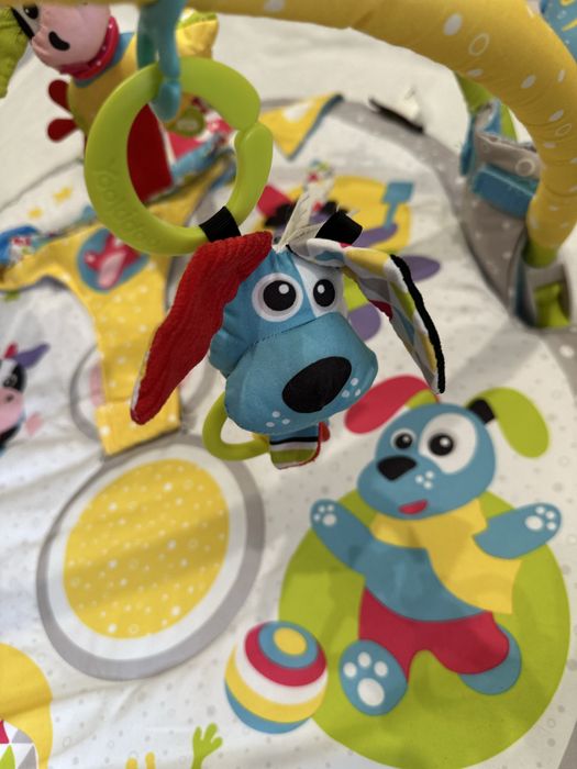 Ігровий розвиваючий килимок для немовлят з дугою 0-12 місяців