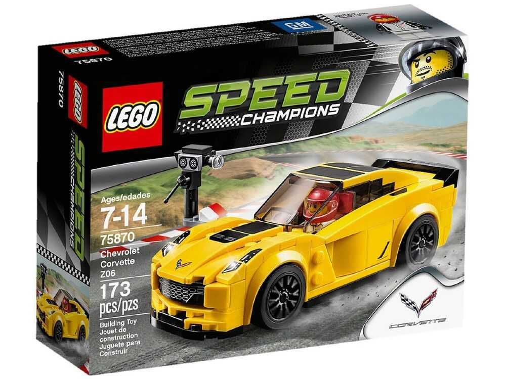 2016 рік! 75870 Lego Speed Champions Chevrolet Corvette Z06