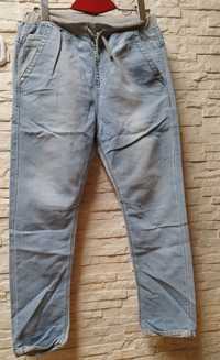 Spodnie dżinsowe,jeans 140/146/152 Reserved guma