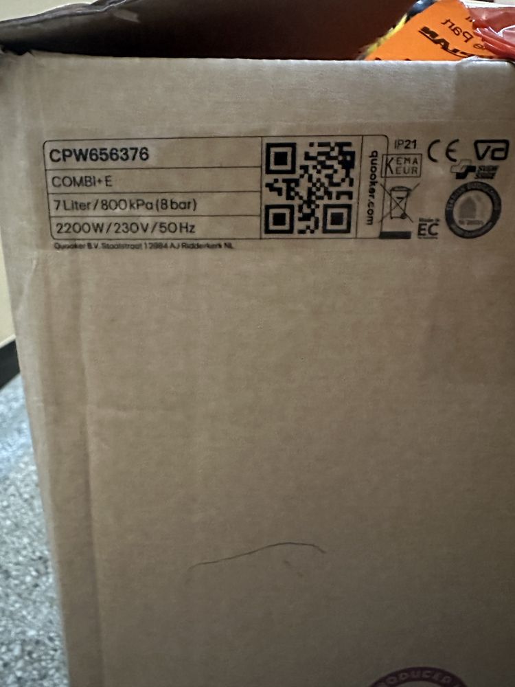 Podgrzewacz wody Quooker Combi+ 7L wraz z kranem