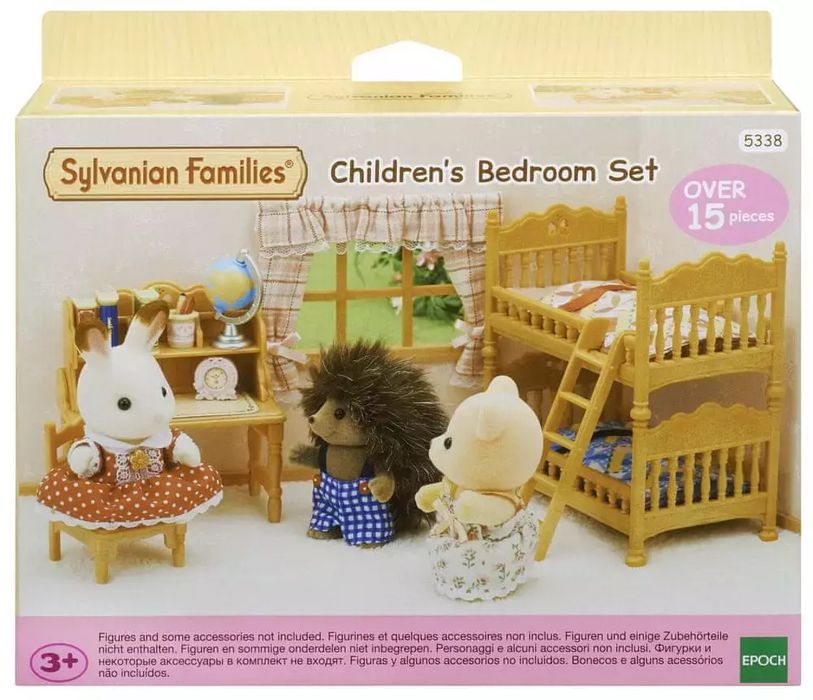 Sylvanian Families. Wiejski pokój dziecięcy z łóżkiem piętrowym. Epoch