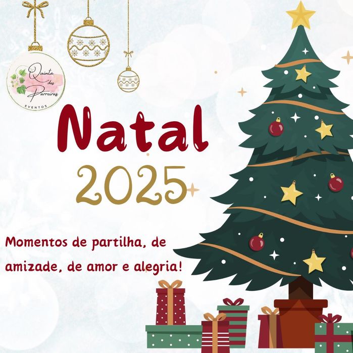 Espaço para jantares de Natal