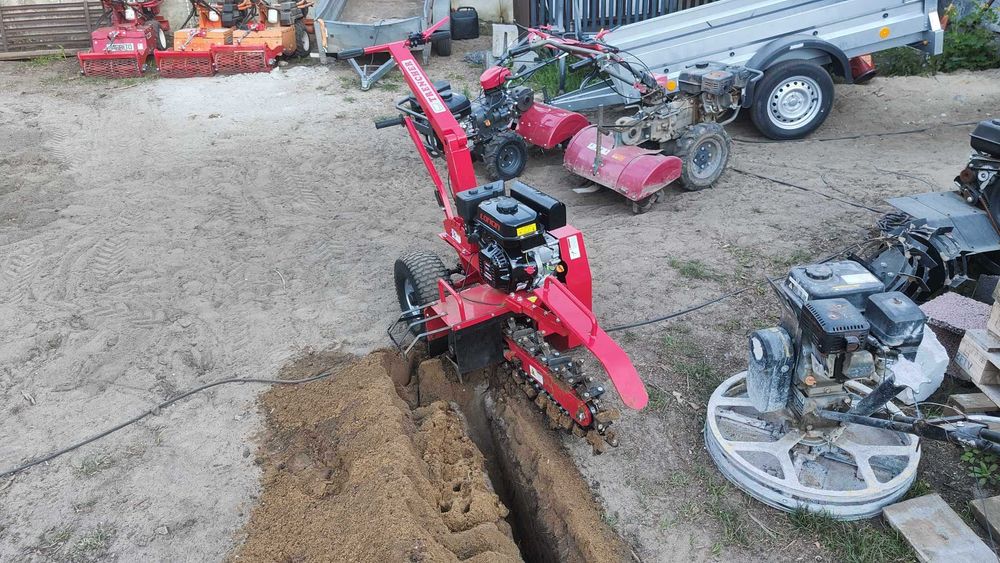 Koparka Łańcuchowa bez napędu 45cm i 60cm Wypożyczalnia 250-300zł doba