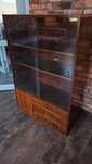 Witryna biblioteczka szafka Retro PRL LOFT art deco w bardzo dobrym st