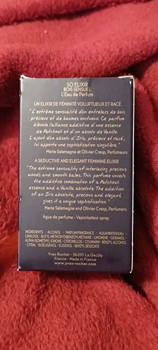 Woda perfumowana yves Rocher so elixir bois sensuel