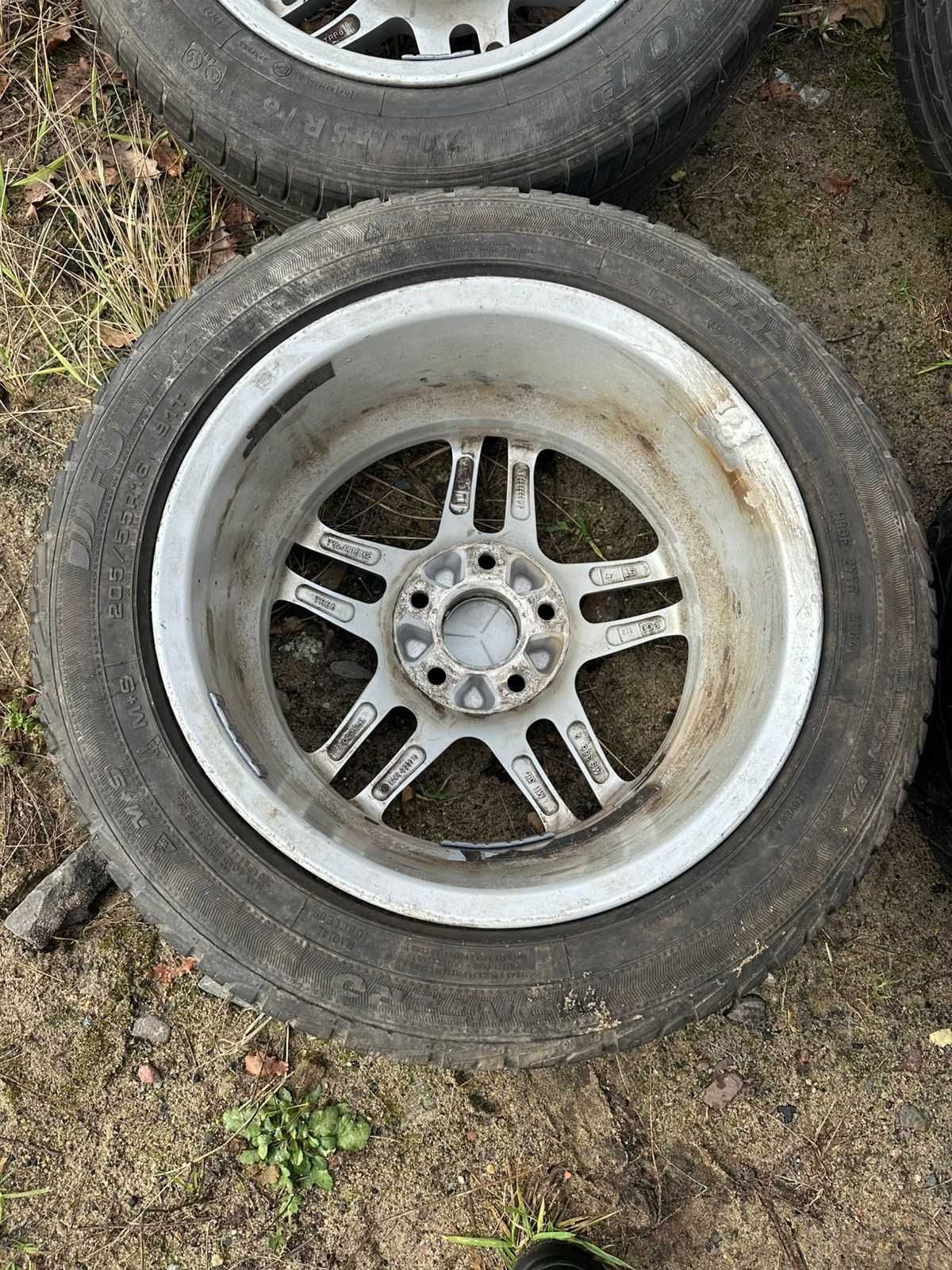 ALUFELGI 5x112 et 53  7,5J z oponami MONTERO FULDA 205/55 R16 zima