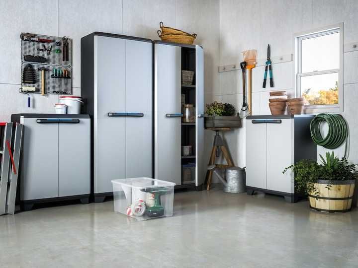 NOWA SZAFA GOSPODARCZA Ogrodowa Do Garażu Szafka Narzędziowa Niska