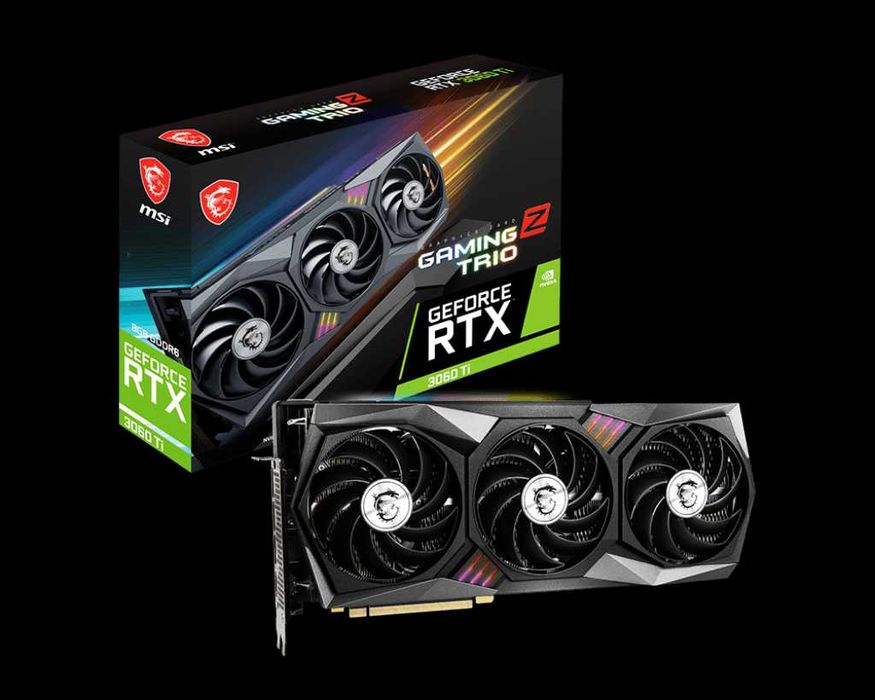 Гарантія! RTX 3060 TI 8GB MSI Gaming Z Trio ігрова відеокарта ТехноБро