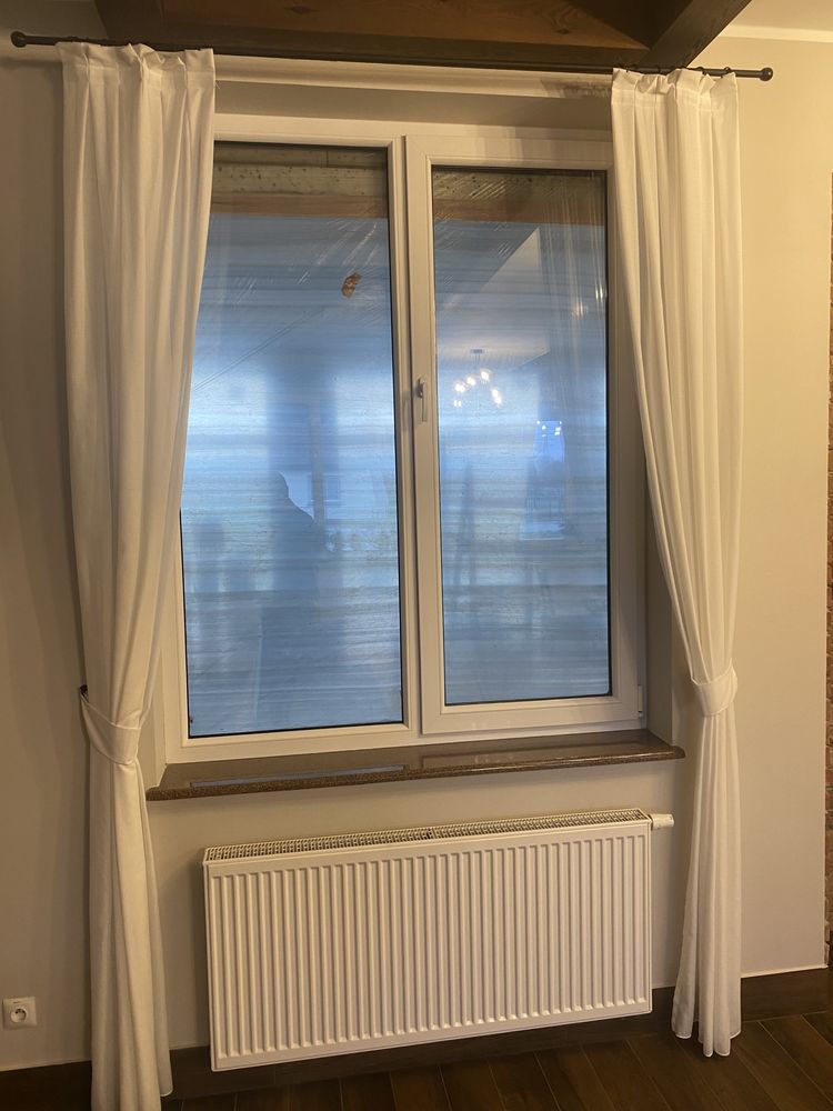 Okna PCV z parapetami 160x195
