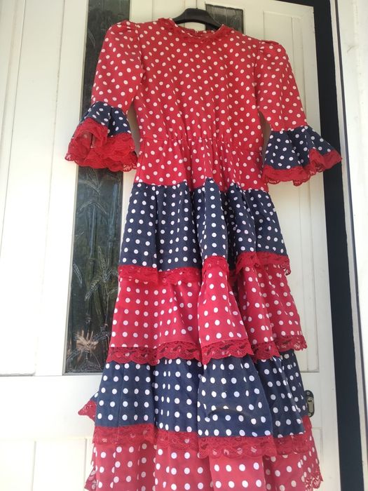 Vestido sevilhana para carnaval