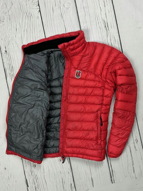 Fjallraven Snow Flake Puchowa Kurtka Damska Pikowana Logowana r. L