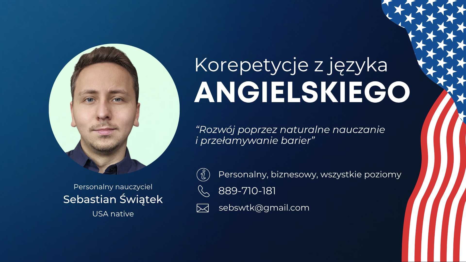 Angielski z Native Speakerem z USA • Przełam bariery • Kariera, Szkoła