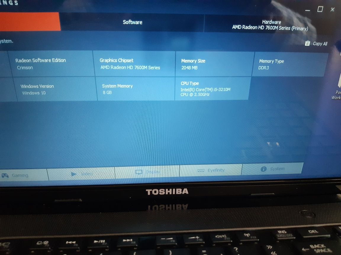 Toshiba Satellite L850-16V