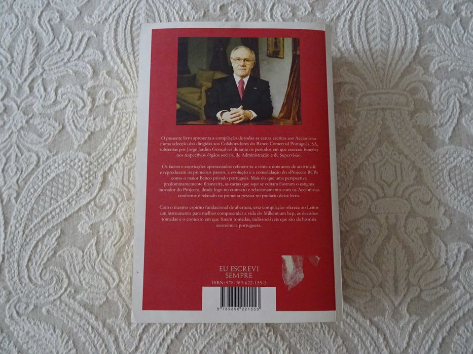 Livro Eu Escrevi Sempre BCP Acionistas Colaboradores