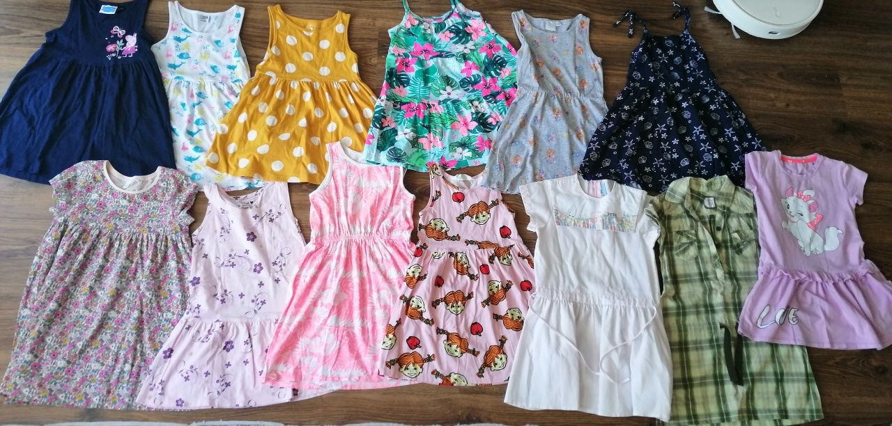 Zestaw 13 letnich sukienek Cool Club H&M Next F&F 98/104 110