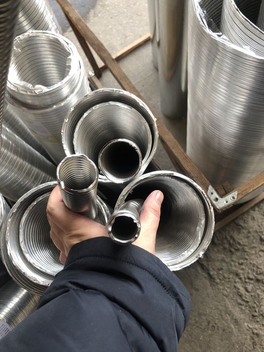 Гофра из нержавейки/ выхлоп для генератора/гофра для генератора