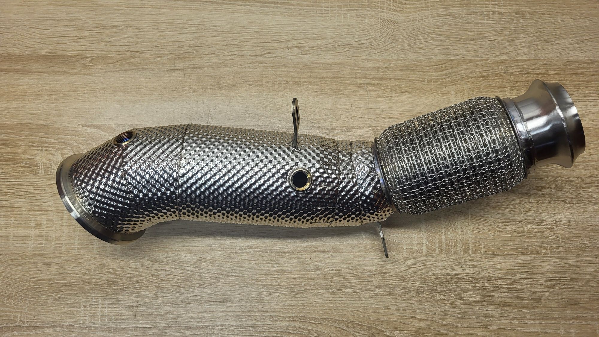 Даунпайп BMW B58 G20 G30 M340i 540i 640i 840i Downpipe БМВ HEAT SHIELD