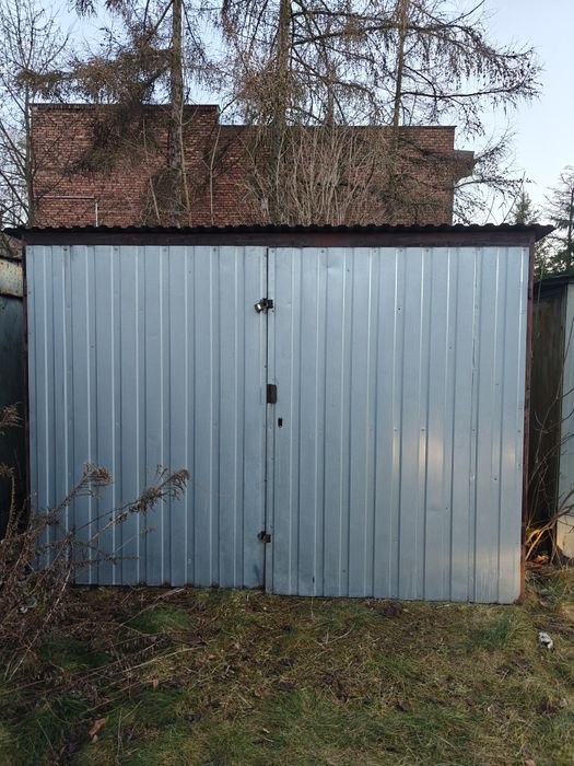 Garaż blaszany 15m2, ocieplony styropianem